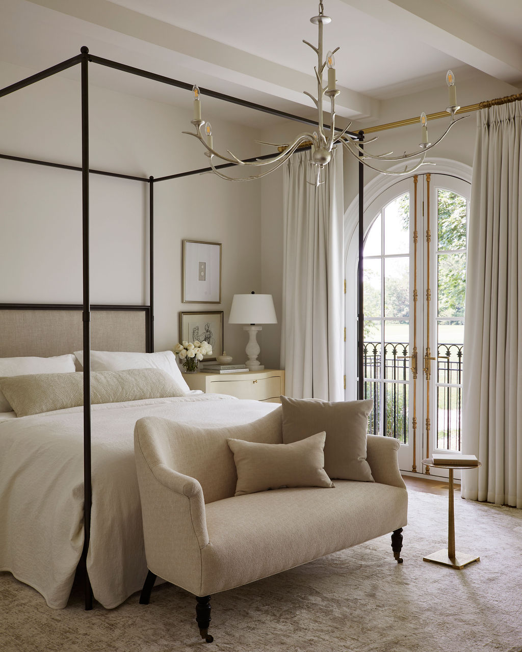 Tailored curtains in elegant interior