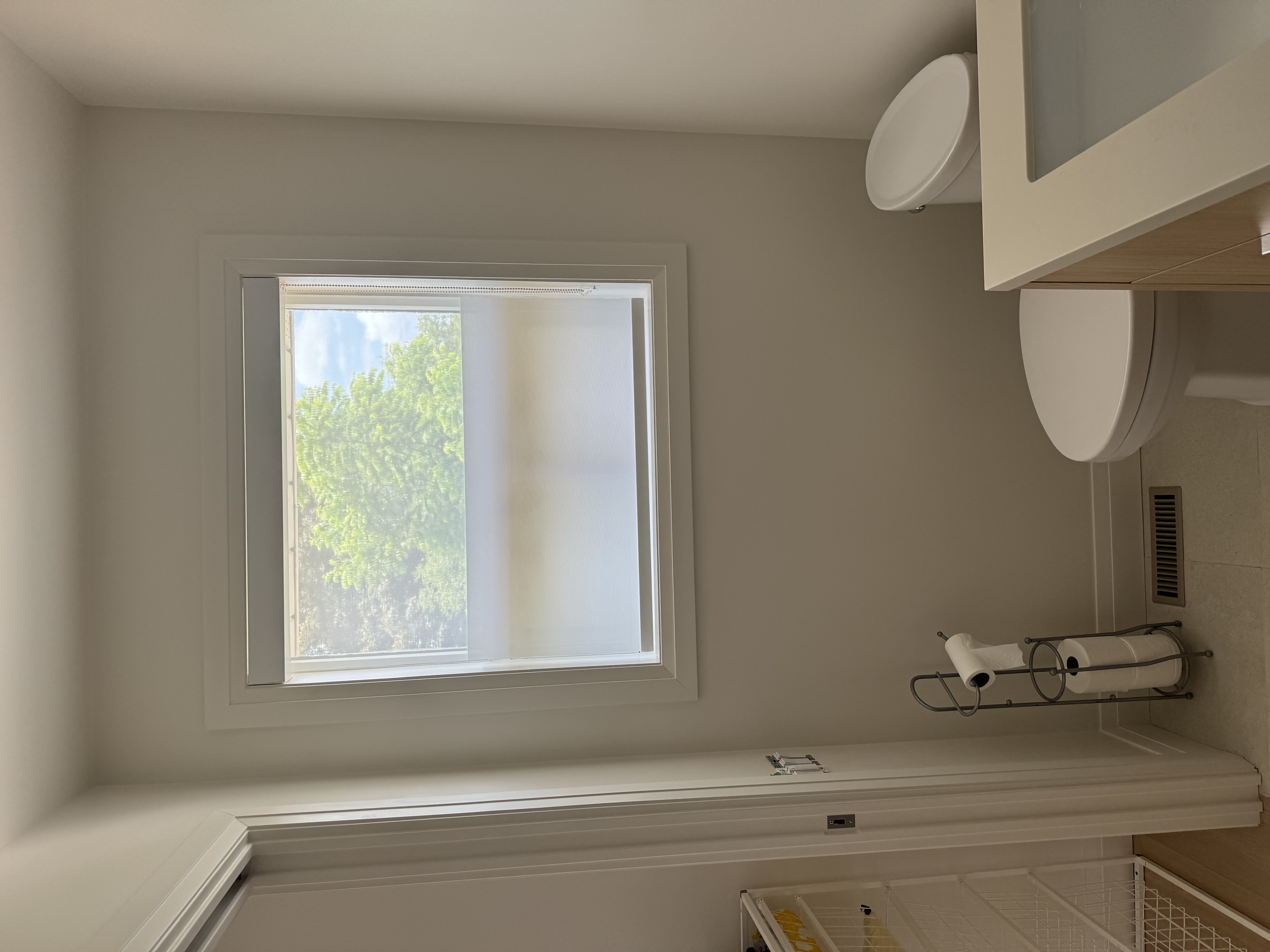 TOPEN shade in laundry room