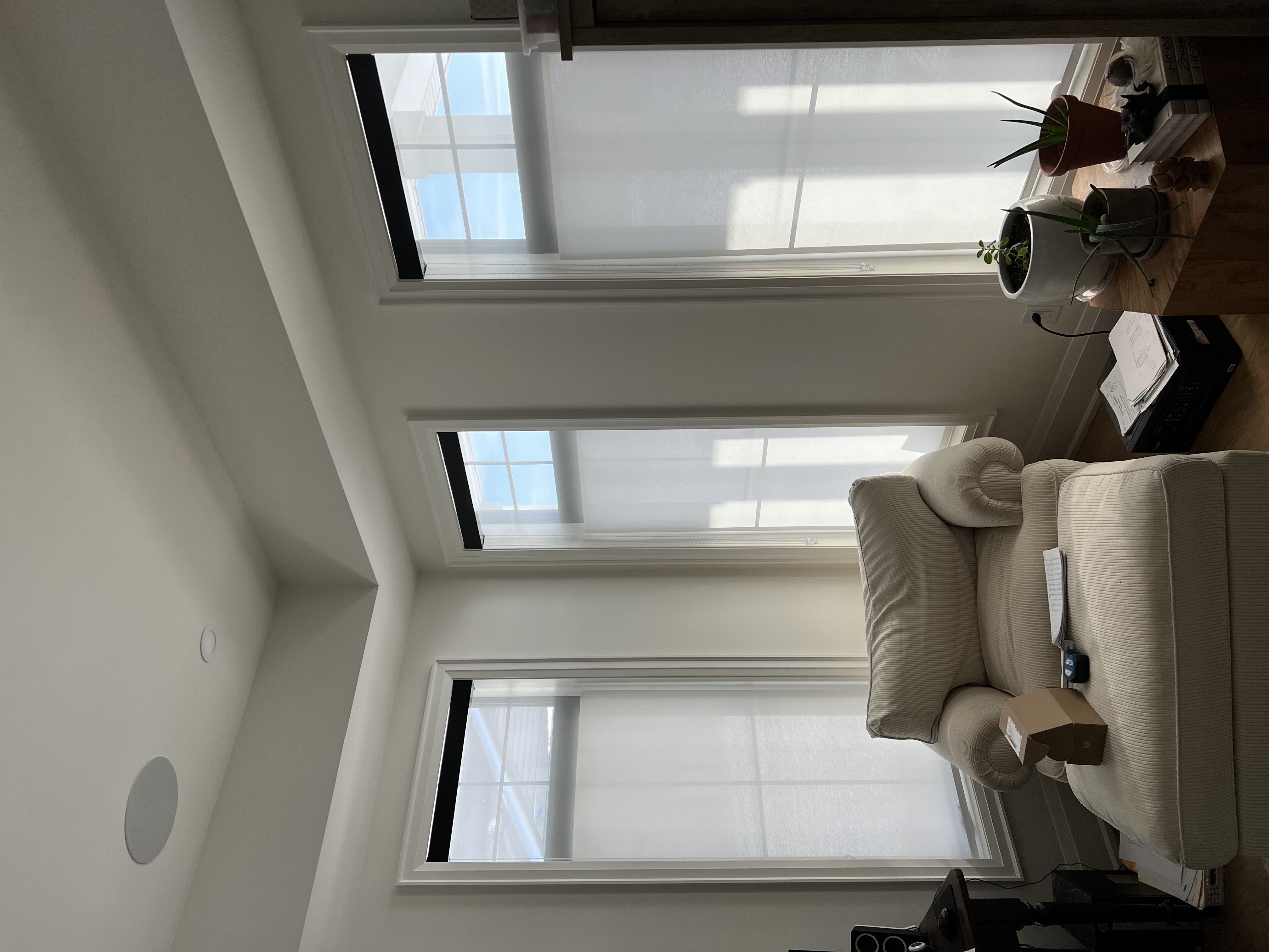 TOPEN shades in bright living room