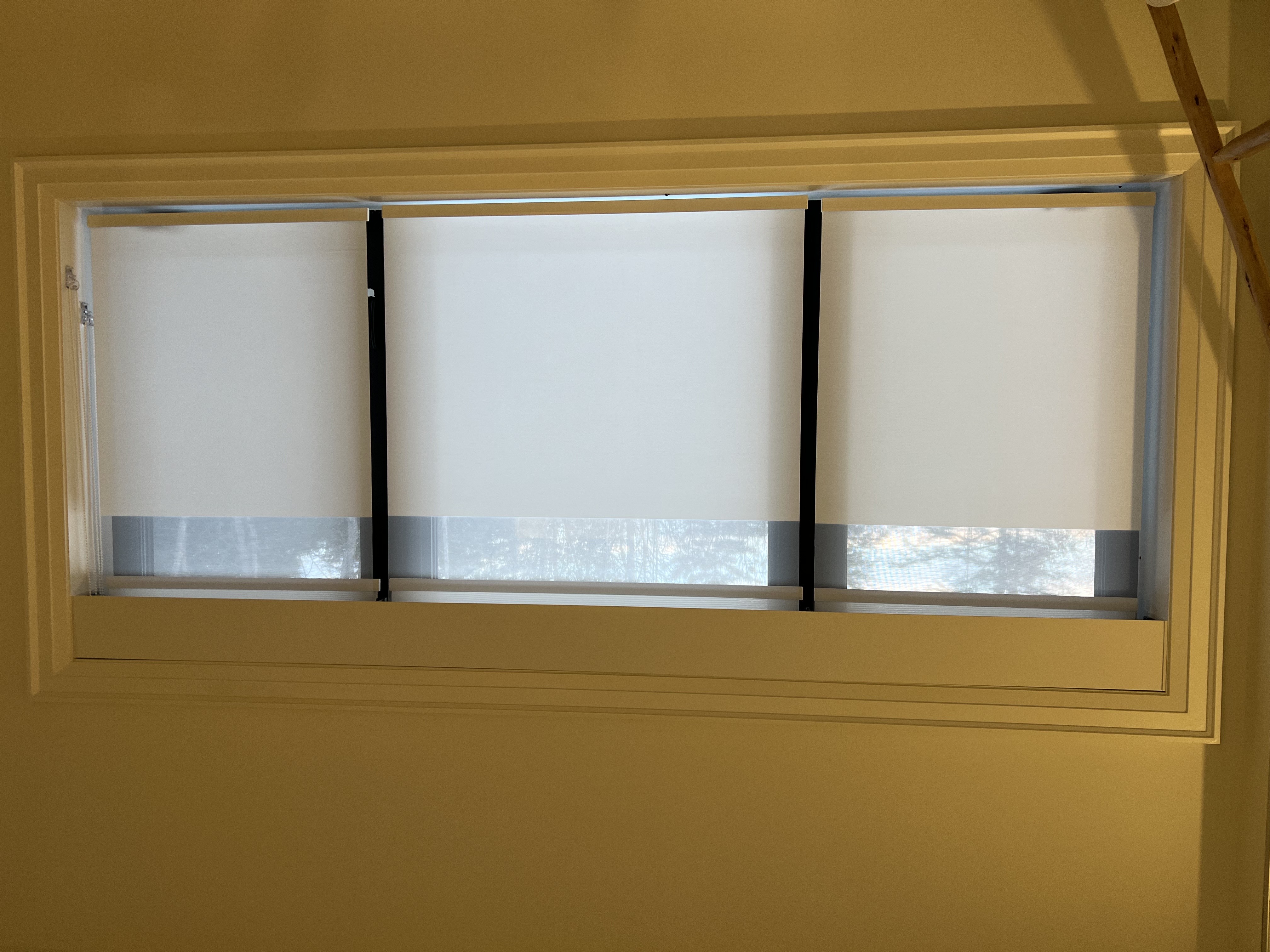 Triple TOPEN shade installation